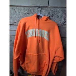Tennessee Volunteers Hoodie Mens 2XL Orange Graphic Pullover Sweatshirt NCAA